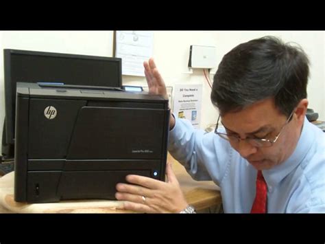 The hp laserjet m402n is a monochrome laser printer designed to provide impressive speed and solid security in a business work environment. Overview of HP LaserJet Pro M401n Printer - YouTube
