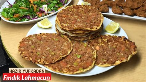 Hazır Yufkadan Fındık Lahmacun Naciye Kesici Yemek Tarifleri YouTube