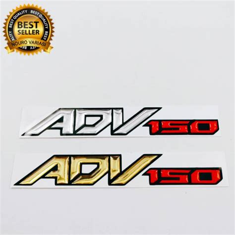 Quality Embossed Honda Adv150 Logo Emblem Shopee Philippines