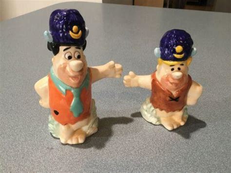Flintstones Fred And Barney Loyal Order Of Water Buffaloes Salt And Pepper