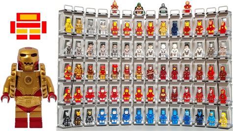 Comics Iron Man Lego Minifigures Collection Youtube