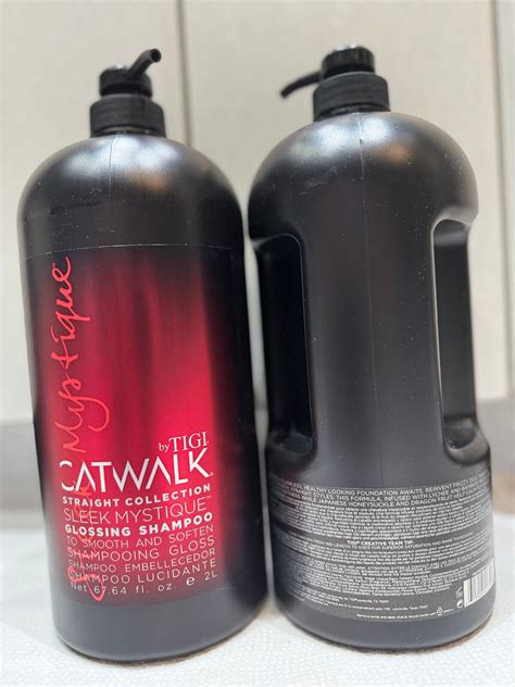 Tigi Catwalk Sleek Mystique Glossing Shampoo 67 64 Calming Conditioner