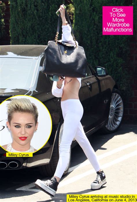 Daydream Stars Miley Cyrus Almost Flashes Her Chest In Near Wardrobe Malfunction