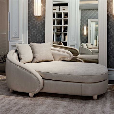 Relax with modern chaise lounges in the living room, bedroom or outdoors on the deck. Curved Contemporary Chaise Longue