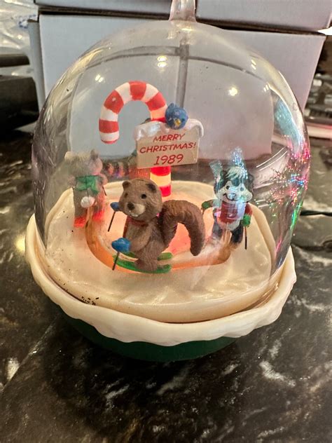 Hallmark Keepsake Ornament Light And Motion Forest Frolics Etsy