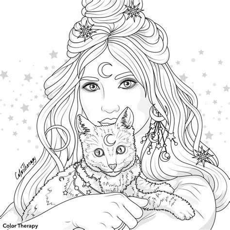 Scary and funny witches that need color to brighten up their dresses. Pin by ARMY/BABY on Coloring pages in 2020 | Cute coloring ...