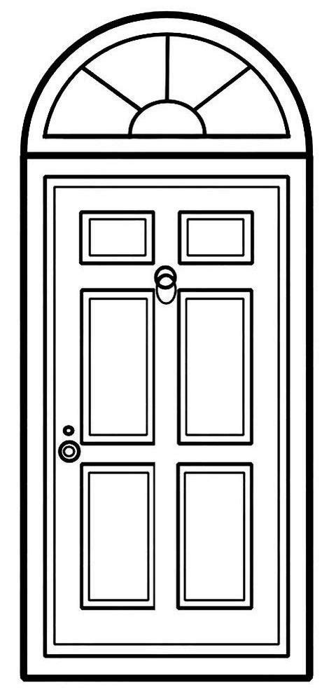 Nine Cozy Door Design Coloring Pages For Inspiration Coloring Pages