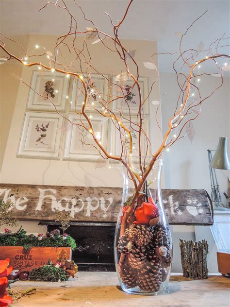 This is the bottom of the first stump after the poly was dry. Decorative branches & fairy light tree centrepiece (for ...