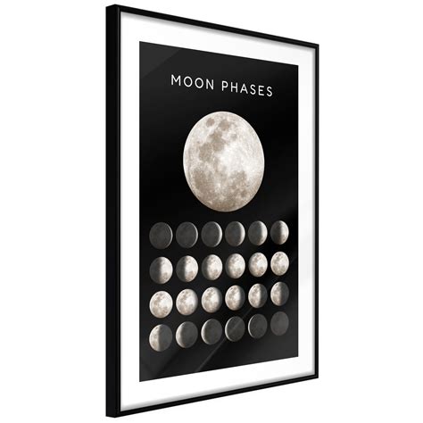 Poster Decorativo Moon Phases Poster Posters