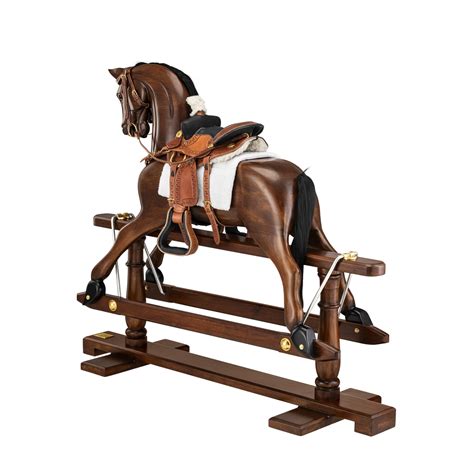 Rocking Horse Western Saddle Authentic Models