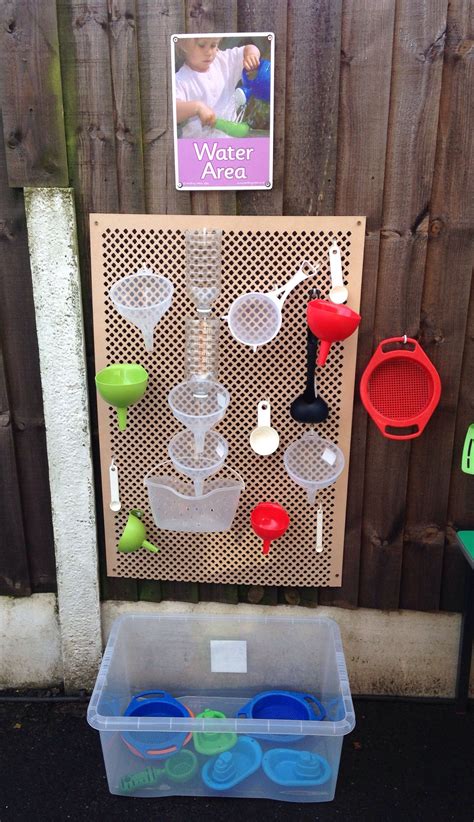 Homemade Water Board For The Water Area Of My Childcare Setting Really