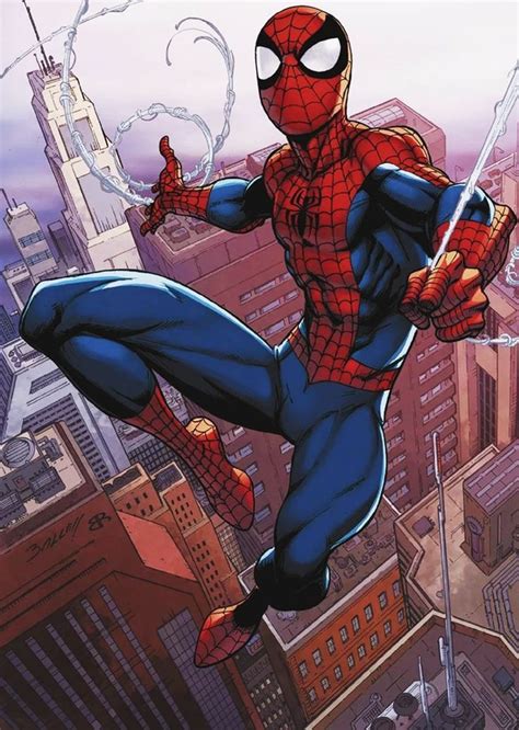 Spider Man By Mark Bagley In 2022 Marvel Ultimate Spider Man Ultimate Spiderman Spiderman Comic