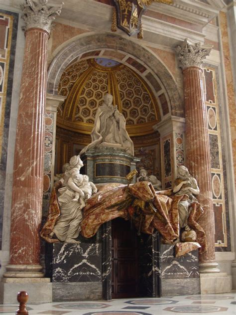 Inside St Peter S Basilica Tomb Of Pope Alexander VII By Flickr