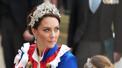 The Secret Behind Kate Middletons Coronation Gown Neckline Switcheroo