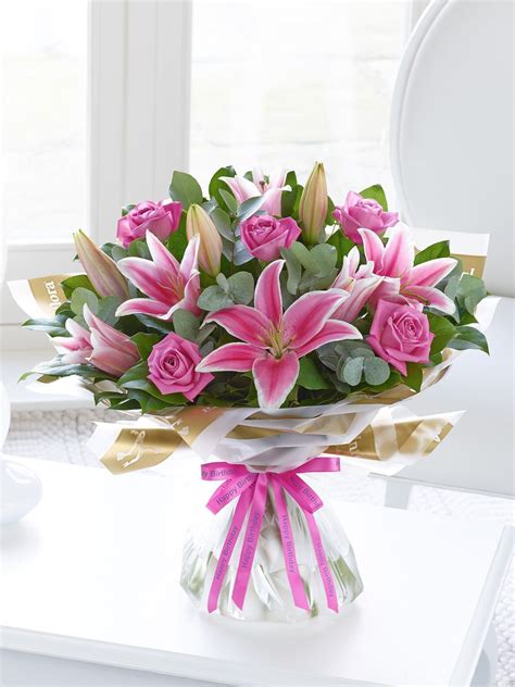 Birthday gifts, send birthday gifts online same day. Dreaming in Pink | Lilies & Premium Quality Roses | The ...