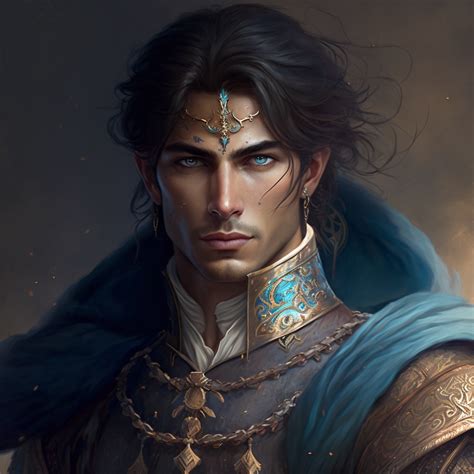 Crowned Third Prince Ghassan Nasser In 2023 Character Portraits Human Noble Dnd Male