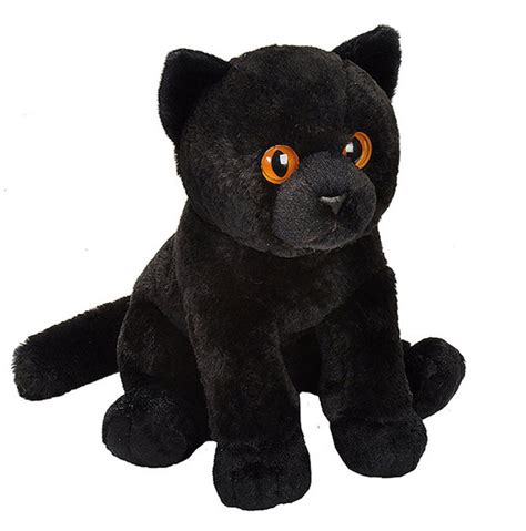 Black Cat Stuffed Animal 1230cm Soft Plush Toy Pet Shop Wild Republic