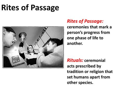 Ppt Rites Of Passage Powerpoint Presentation Free Download Id2737050
