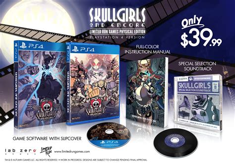 Oct 22, 2019 · skullgirls 2nd encore is finally available to play on the go on nintendo switch! Skullgirls 2nd Encore limited run physical edition ...