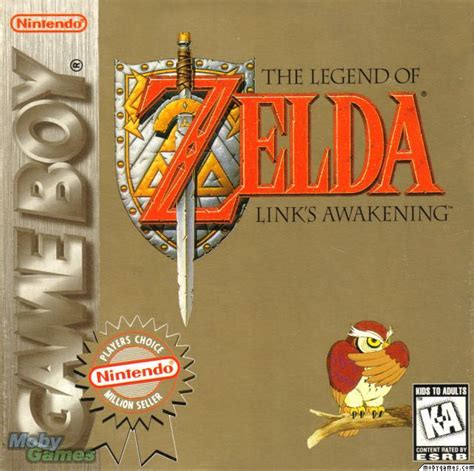 Links Awakening Cover Of Zelda Links Awakening 1993 Game Boy