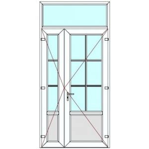 Nous vous présentons, à titre indicatif, le coût moyen de certains modèles de fenêtres avec imposte avec des dimensions en 40x140cm : Porte Fenetre Avec Imposte - Idée de travaux et fenetre