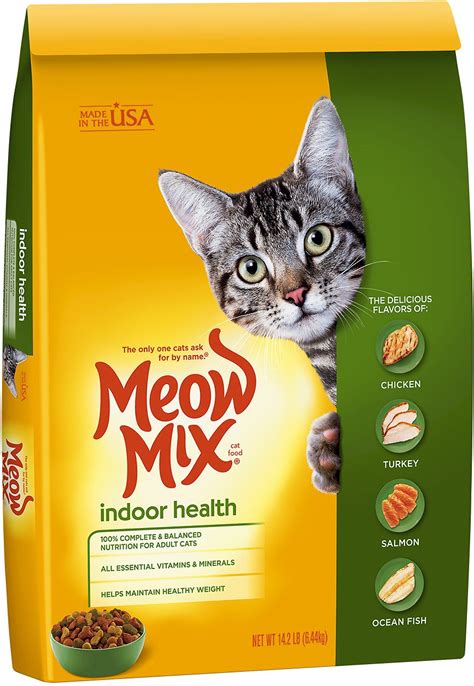 Iams proactive health indoor dry cat food. Meow Mix Indoor Health Dry Cat Food, 14.2-lb bag - Chewy.com