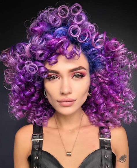 Beast Purple Hair Color Shades For Curly Hair