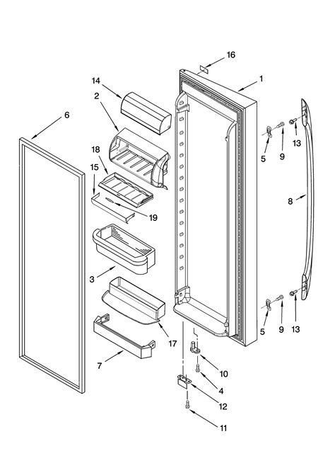 Kenmore Elite Refrigerator Parts Diagram