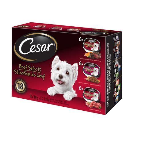 Get free shipping at $35 and view promotions and reviews for cesar dog food porterhouse steak. Cesar Beef Selects Wet Food for Small Dogs | Walmart Canada