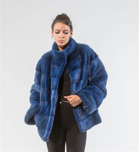 Ice Blue Mink Fur Coat 100 Real Fur Coats Haute Acorn