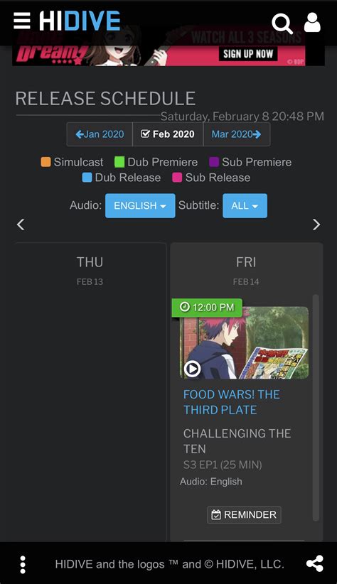 Will food wars have a season 3. Food Wars Season 3 (Third Plate) : Animedubs