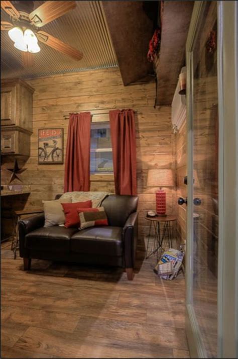 Maybe you would like to learn more about one of these? This Shipping Container was Turned into a Rustic Log Tiny ...