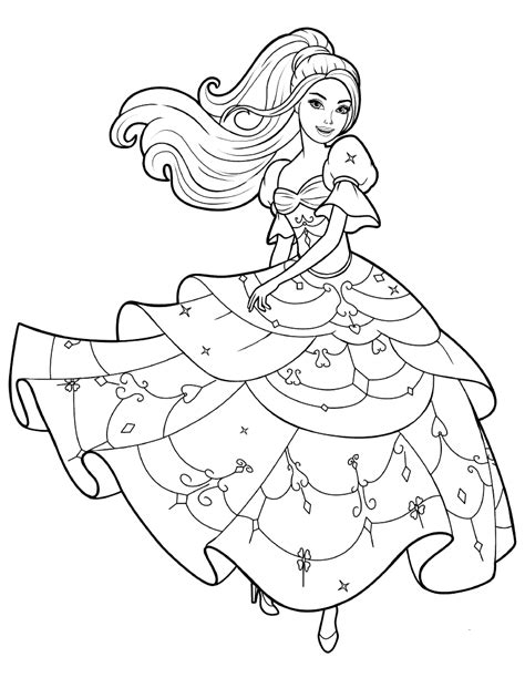 Browse the world's biggest art collection, including traditional and digital art, photography, fan art, fantasy, tutorials, and more. Coloring page - Dance Barbie