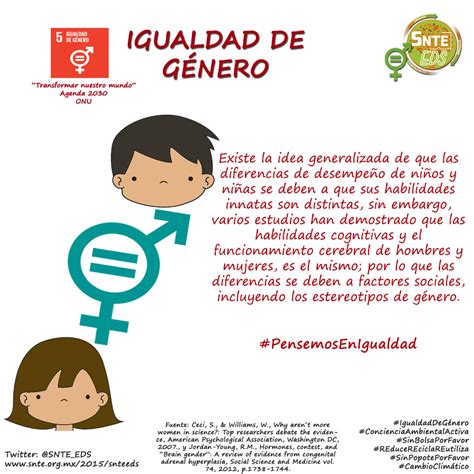 Infograf As Igualdad De G Nero Snte Eds