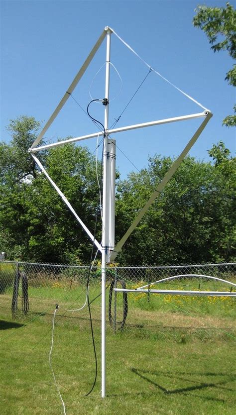 An Antenna On Top Of A Pole In The Grass