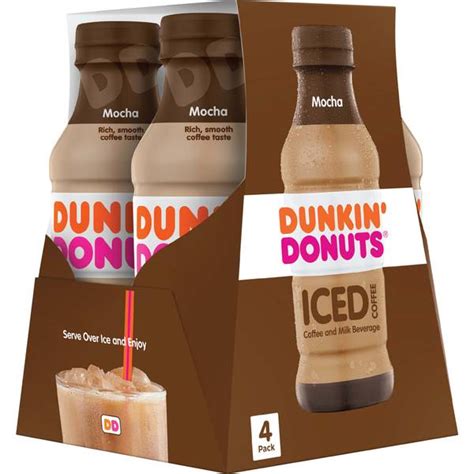 Dunkin Donuts 94 Oz Mocha Iced Coffee 4 Pack 156174 Blains Farm