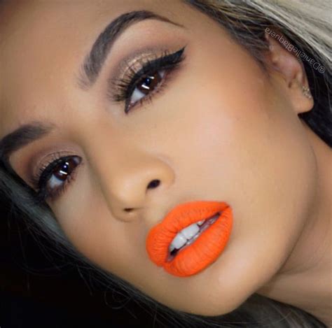 Pin By Taressa H On Mighty Makeup With Images Orange Lipstick