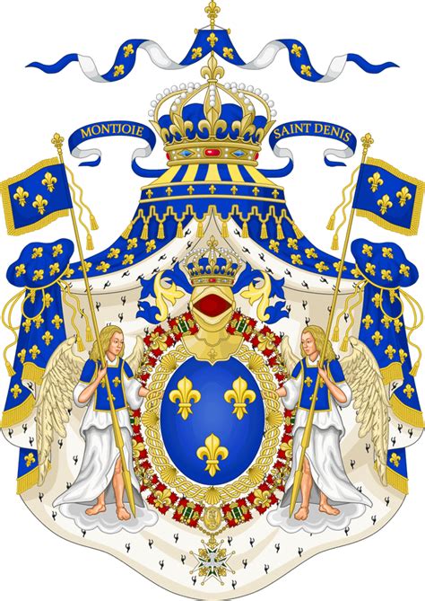 The Royal Coat Of Arms Of The House Of Bourbon Rheraldry