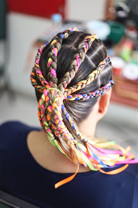 Descubra kuva kuva penteado com trança colorida Thptnganamst edu vn