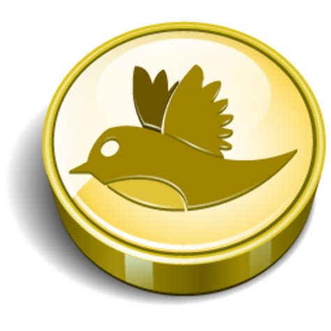 Download High Quality Twitter Logo Gold Transparent Png Images Art