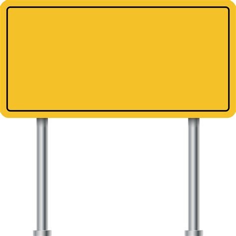 Blank Highway Sign Png