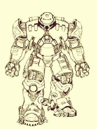 See our coloring sheets gallery below. Draw hulkbuster | Desenhos para colorir vingadores ...