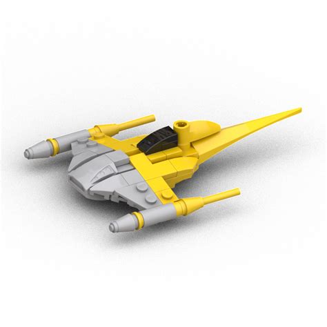 Lego Moc Naboo N 1 Starfighter Micro Scale By Xigphir Rebrickable