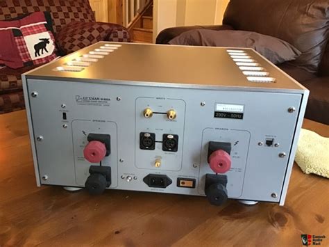 Luxman M800a Amplifier And Hammond Step Up Transformer Photo 3589791
