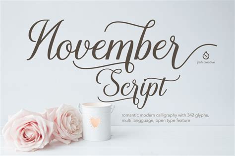 November Font By Jroh Creative