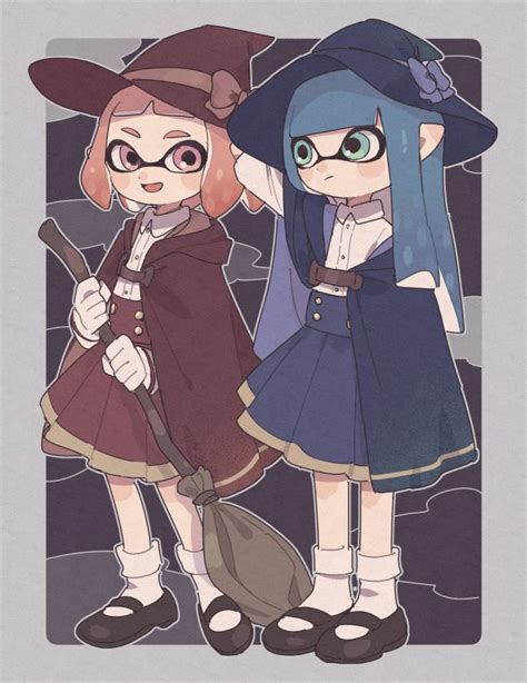Inkling Player Character And Inkling Girl Splatoon And More Drawn