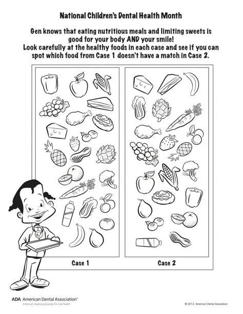 Spaces are large enough to be colored in confidently with markers, crayons, pencils perfect for a birthday party activity, a coloring party, or for quiet time alone, and is suitable for both adults and kids. 2013 Gen Healthy Food Find | Fun worksheets for kids ...