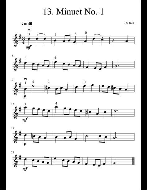 Suzuki violin book 1 pdf piano. Suzuki Violin Volume 1 , 13. Minuet No. 1 sheet music for ...