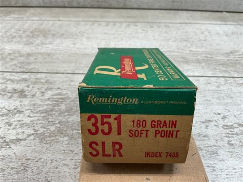 Remington 351 Win Sl 180 Gr Sp Ammo Qty 50 Vintage 3 08640 Bdh