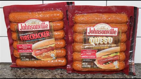 Johnsonville Special Flavor Firecracker Spicy Smoked Sausage Queso